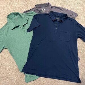 Three Stio Men's Large Divide Polo